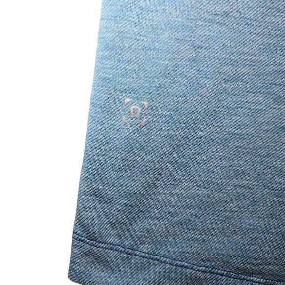 Men's Lululemon Evolution Short Sleeve Polo Shirt - Blue - Picture 4 of 6
